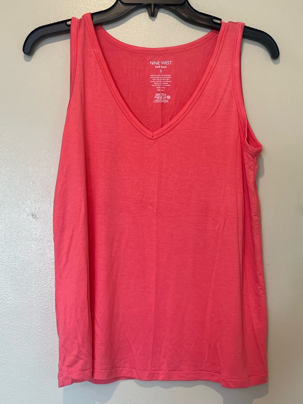 Nine West Soft Spun V-Neck Tank Top
